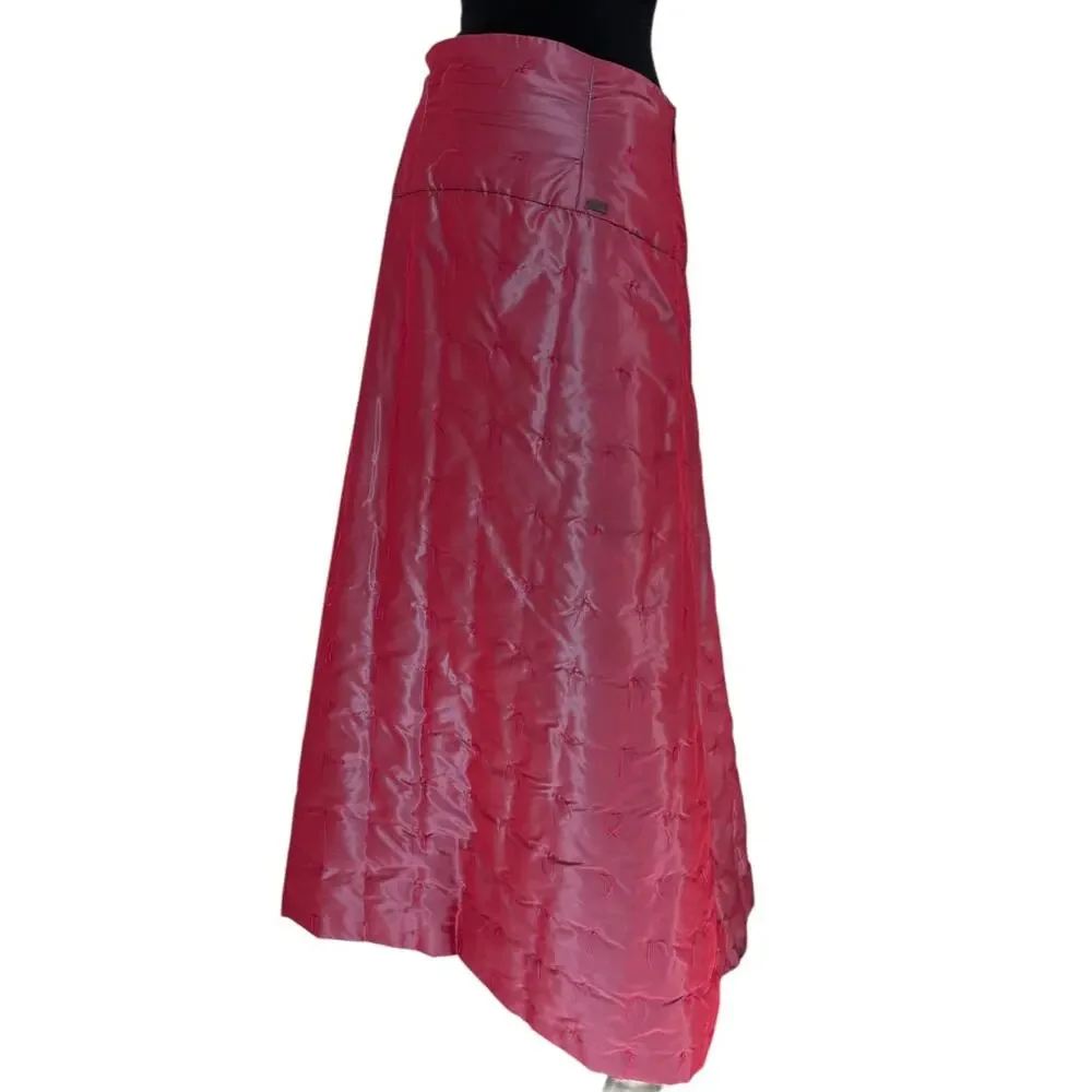 Chanel Fall 1999 Runway Asymmetrical Quilted Maxi Skirt – Size FR 42 (US 8)